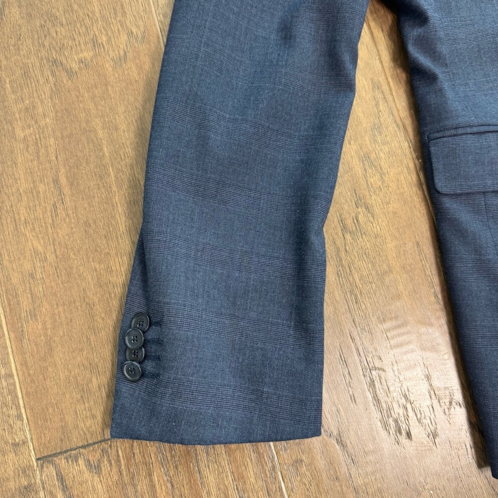 Banana Republic Dark Blue Slim Fit Men's Blazer - Picture 7 of 16